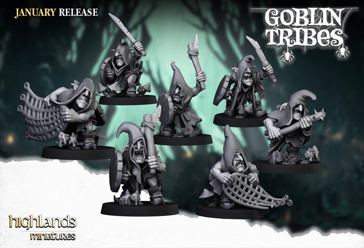 Orcs  Goblins - Warhammer Fantasy - Orcs  Goblins - Night Goblins With Hand Weapons aka Swamp Golblins.stl.jpg