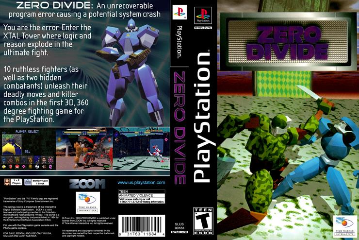 Cover PlayStation Alternate Version - Zero Divide PlayStation - Cover.jpg
