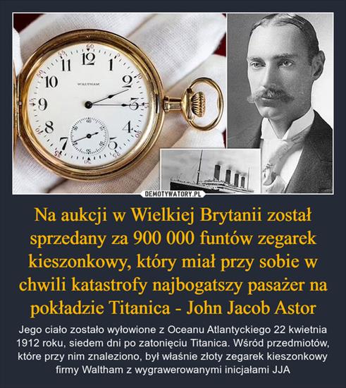 Demotywatory, Wiocha i Inne - Zegarek Kieszonkowy z Titanica.jpg