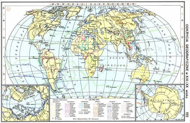 Atlas Historyczny Świata Polecam - 155_Odkrycia geograficzne w XIX i XX wieku.jpg